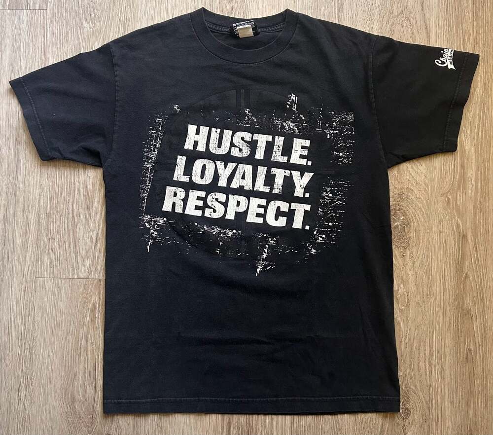 Vintage WWE John Cena Chain Gang Soldier Hustle Loyalty Respect T-Shirt